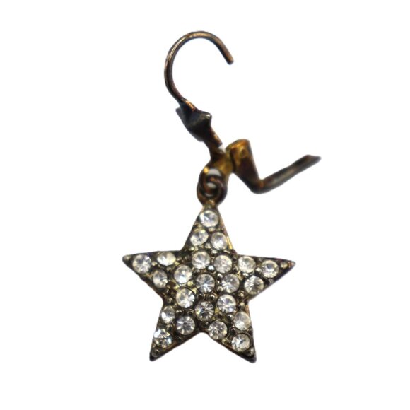 Cine Women's Star Shape Drop Dangle Earrings - Picture 3 of 5